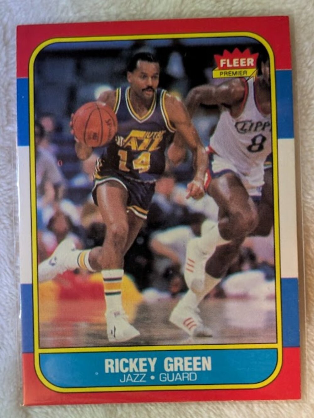 1986 Fleer RICKY GREEN #39